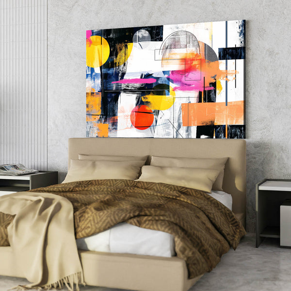 Cercle Vibrant Tableau Abstrait | TableauDecoModerne®