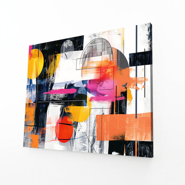Cercle Vibrant Tableau Abstrait | TableauDecoModerne®