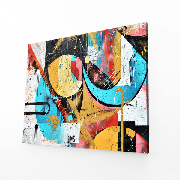 Chaos Géométrique Tableau Abstrait | TableauDecoModerne®