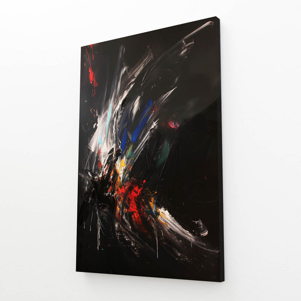 Éclat Nocturne Tableau Abstrait | TableauDecoModerne®