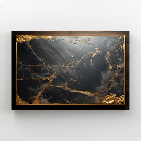 Éclats d'Or Tableau Abstrait | TableauDecoModerne®