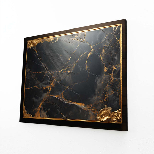 Éclats d'Or Tableau Abstrait | TableauDecoModerne®