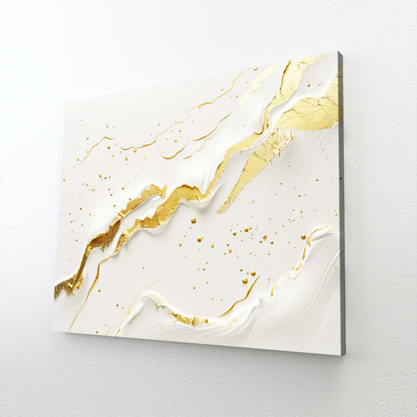Éclats Dorés Tableau Abstrait | TableauDecoModerne®