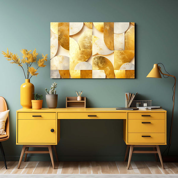 Éclats Solaires Tableau Abstrait | TableauDecoModerne®