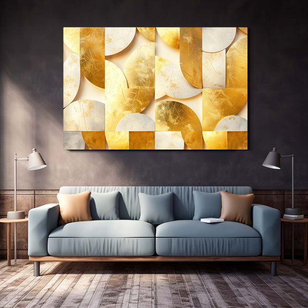 Éclats Solaires Tableau Abstrait | TableauDecoModerne®