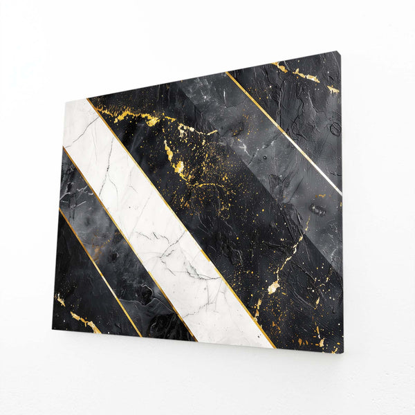 Élégance Nocturne Tableau Abstrait | TableauDecoModerne®