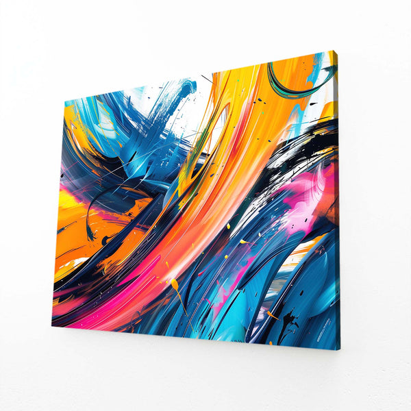 Énergie Colorée Tableau Abstrait | TableauDecoModerne®