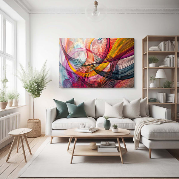 Énergie Dynamique Tableau Abstrait | TableauDecoModerne®