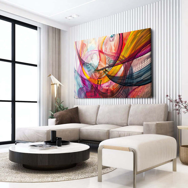 Énergie Dynamique Tableau Abstrait | TableauDecoModerne®
