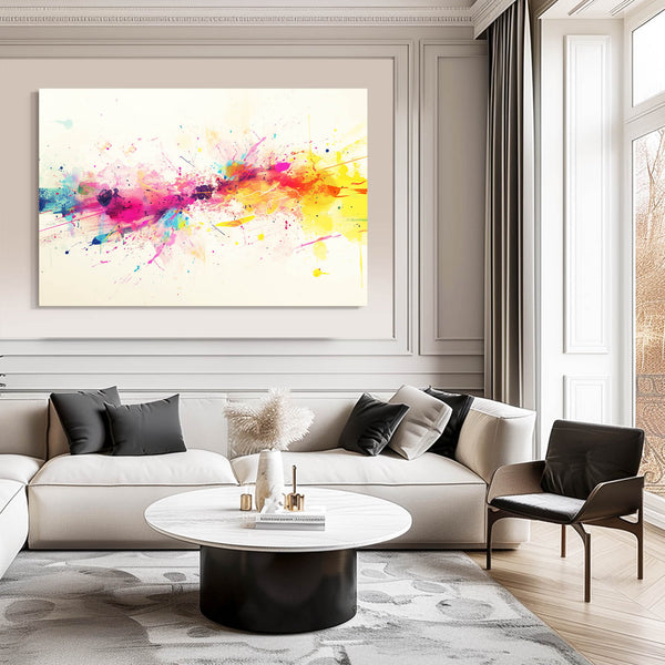 Énergie Radieuse Tableau Abstrait | TableauDecoModerne®