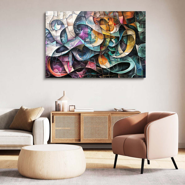 Envol Chromatique Tableau Abstrait | TableauDecoModerne®