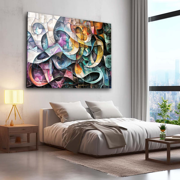 Envol Chromatique Tableau Abstrait | TableauDecoModerne®