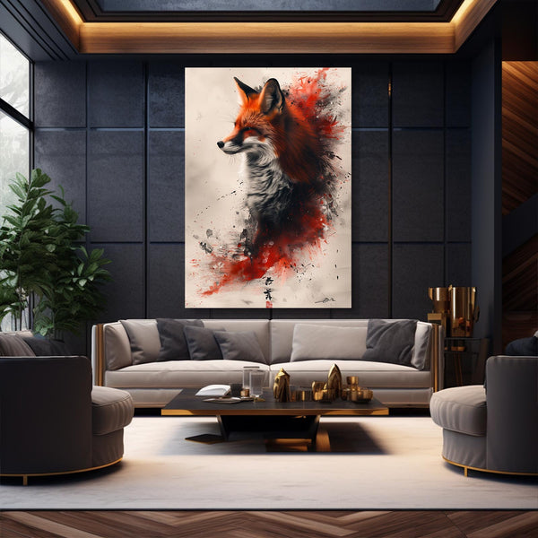 Esprit du Renard Tableau Renard | TableauDecoModerne®