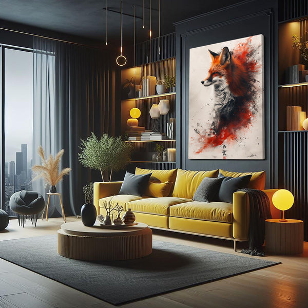 Esprit du Renard Tableau Renard | TableauDecoModerne®