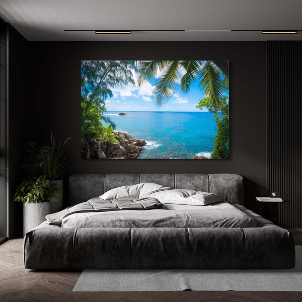 Évasion Paradisiaque Tableau Arbre | TableauDecoModerne®
