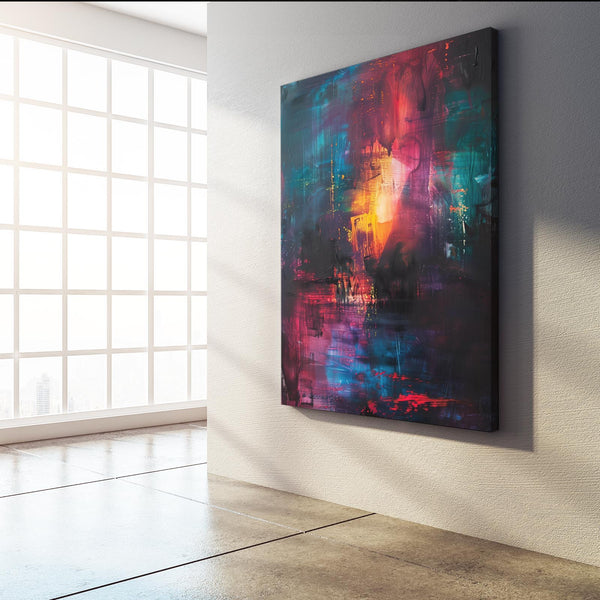 Flamme Éthérée Tableau Abstrait | TableauDecoModerne®