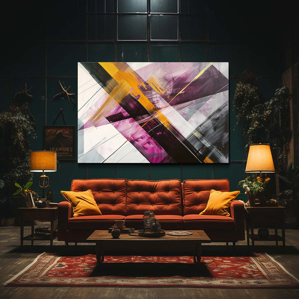 Fusion Énergique Tableau Abstrait | TableauDecoModerne®