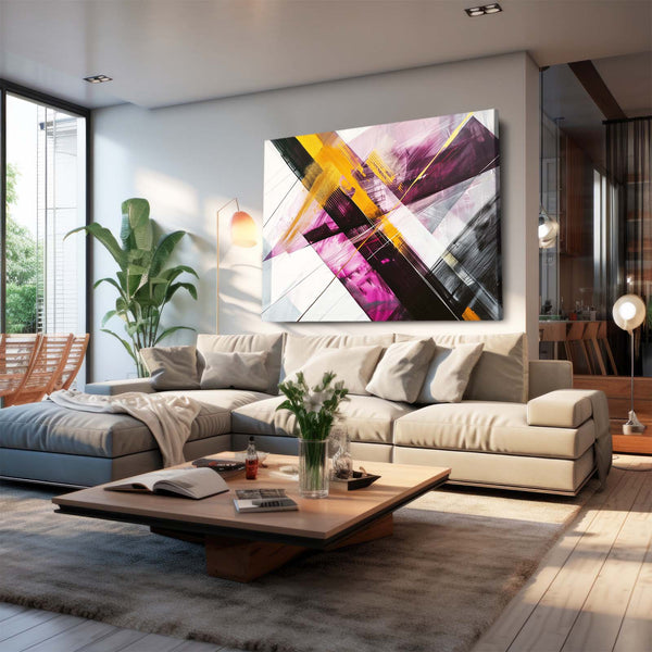 Fusion Énergique Tableau Abstrait | TableauDecoModerne®
