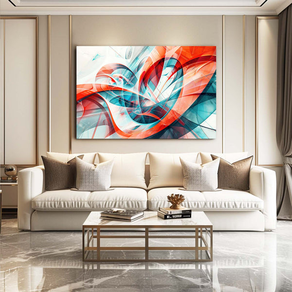Harmonie Dynamique Tableau Abstrait | TableauDecoModerne®
