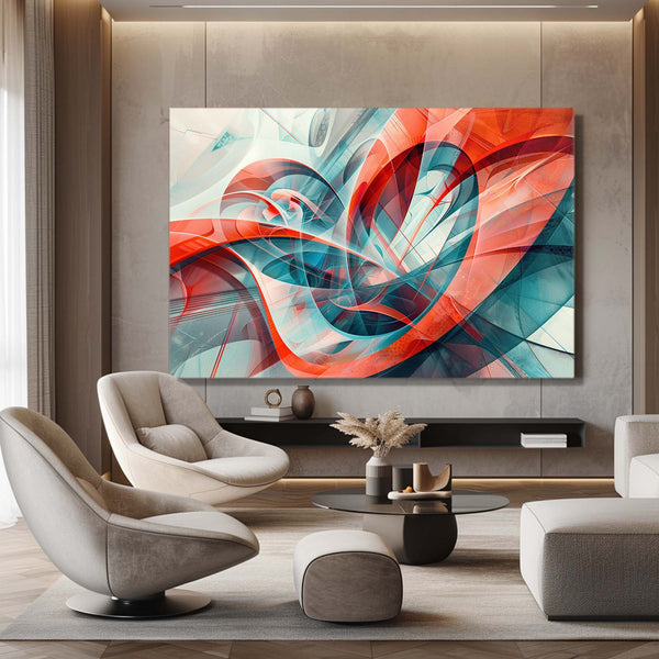 Harmonie Dynamique Tableau Abstrait | TableauDecoModerne®