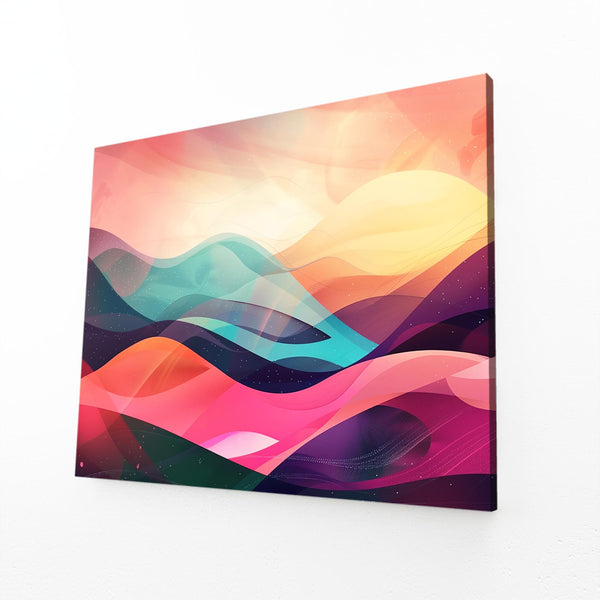 Horizon Flottant Tableau Abstrait | TableauDecoModerne®