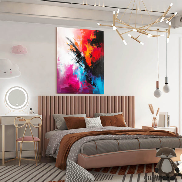 Impact Chromatique Tableau Abstrait | TableauDecoModerne®