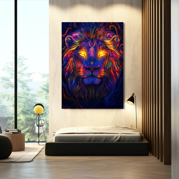 Geometric Mountains Scandinavian Painting