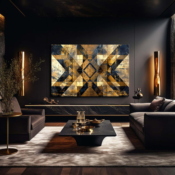 Lumière Mystique Tableau Abstrait | TableauDecoModerne®