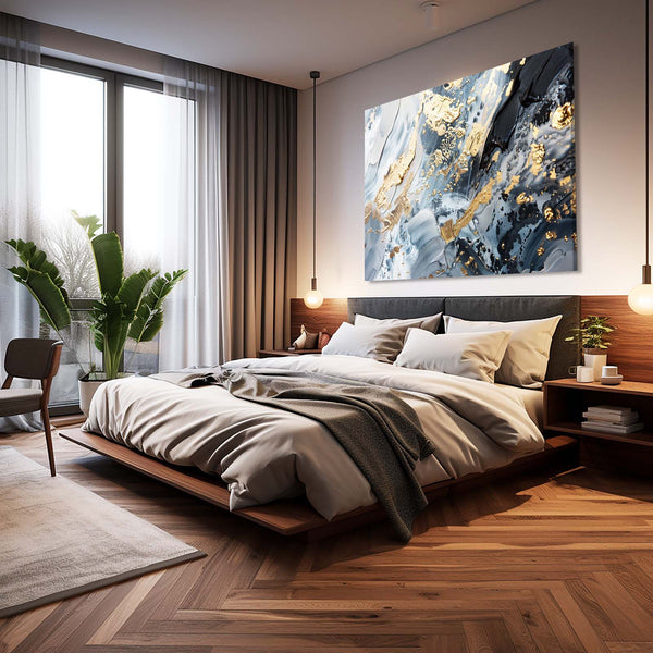 Lux Doré Tableau Abstrait | TableauDecoModerne®