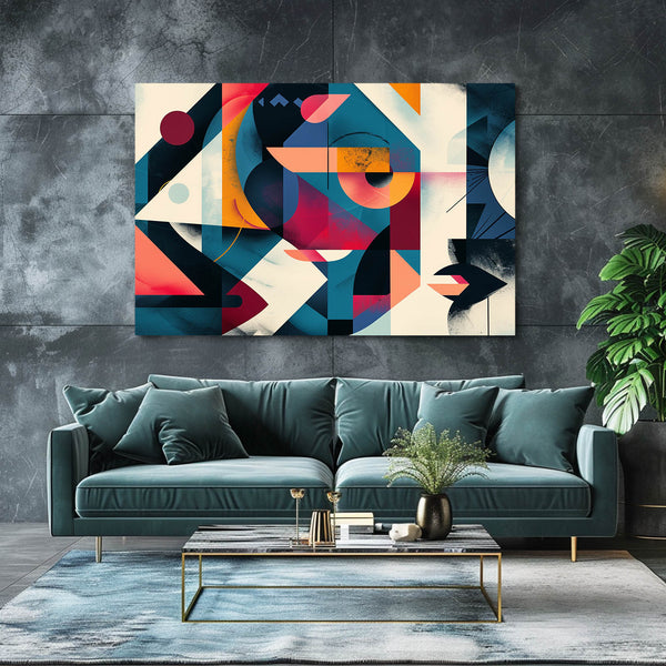 Prisme Urbain Tableau Abstrait | TableauDecoModerne®