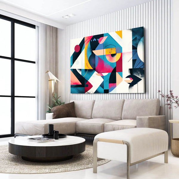 Prisme Urbain Tableau Abstrait | TableauDecoModerne®