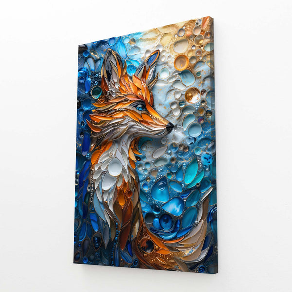Reflet Cristal Tableau Renard | TableauDecoModerne®