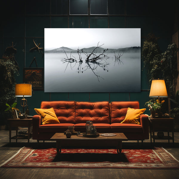 Reflet Silencieux Tableau Arbre | TableauDecoModerne®