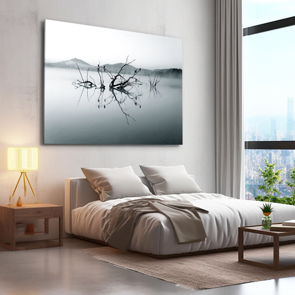 Reflet Silencieux Tableau Arbre | TableauDecoModerne®