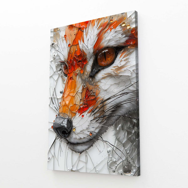 Renard Cristal Tableau Renard | TableauDecoModerne®