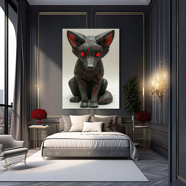 Renard Cyborg Tableau Renard | TableauDecoModerne®