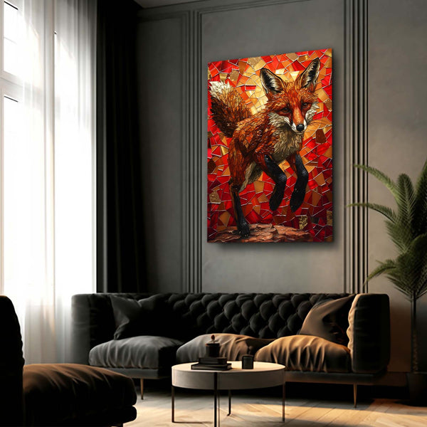 Renard de Feu Tableau Renard | TableauDecoModerne®