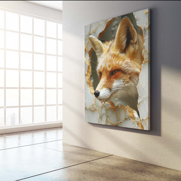 Renard Émergent Tableau Renard | TableauDecoModerne®