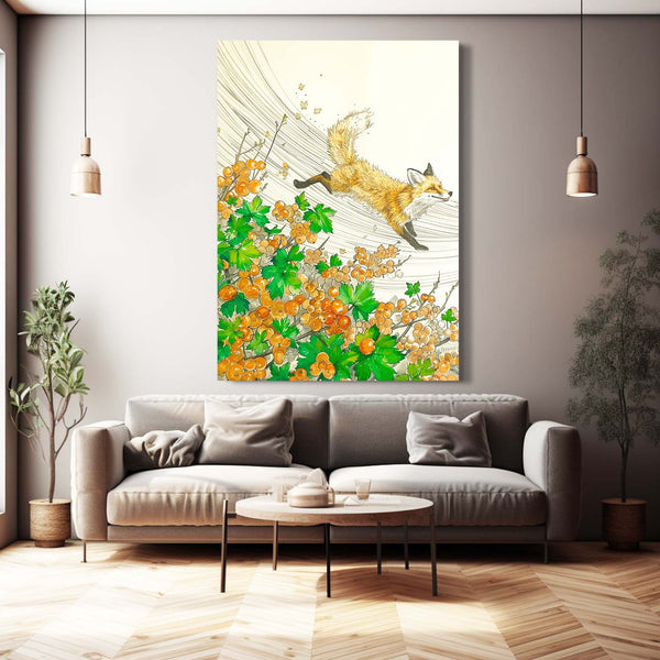 Renard Envolé Tableau Renard | TableauDecoModerne®