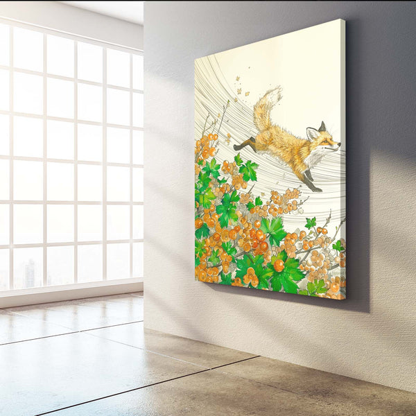 Renard Envolé Tableau Renard | TableauDecoModerne®
