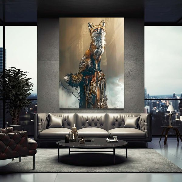 Renard Étoilé Tableau Renard | TableauDecoModerne®