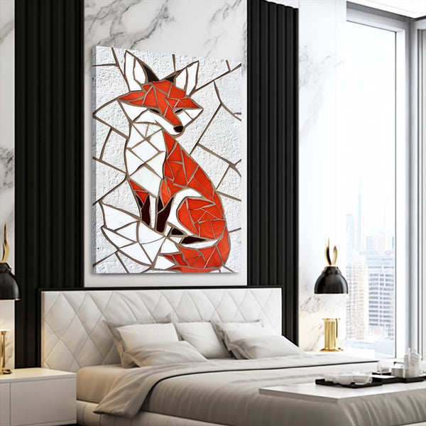 Renard Fragmenté Tableau Renard | TableauDecoModerne®