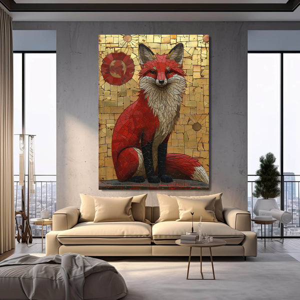 Renard Royal Tableau Renard | TableauDecoModerne®