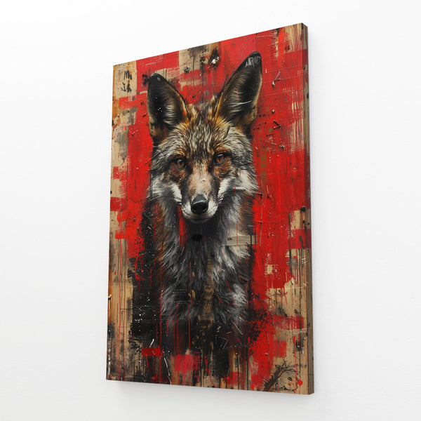 Renard Sombre Tableau Renard | TableauDecoModerne®