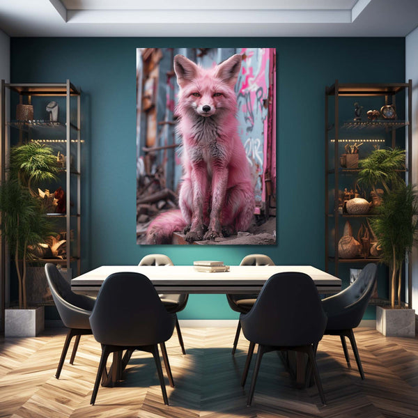 Renard Urbain Tableau Renard | TableauDecoModerne®