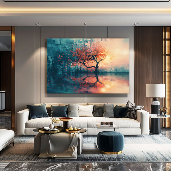 Rêveur Tableau Arbre | TableauDecoModerne®