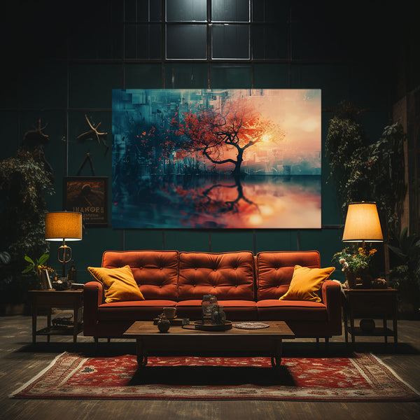 Rêveur Tableau Arbre | TableauDecoModerne®