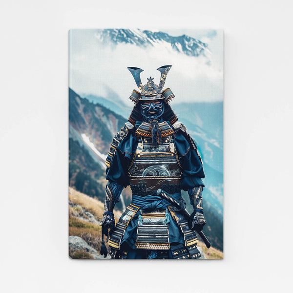 Samouraï Montagne Tableau Japonais | TableauDecoModerne®