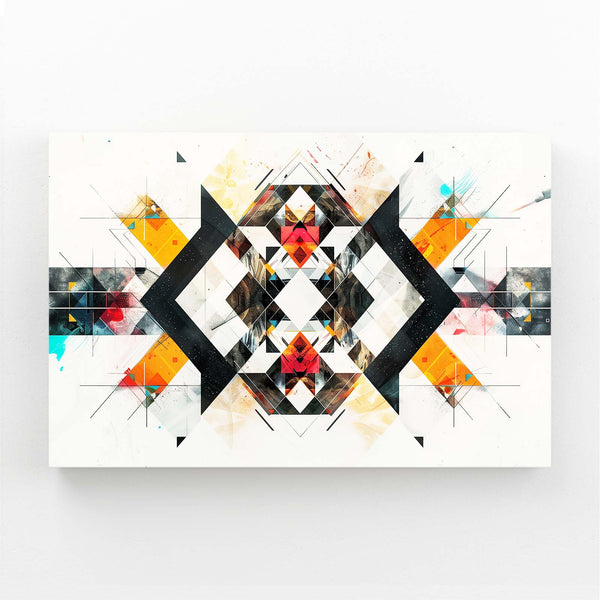 Symétrie Géométrique Tableau Abstrait | TableauDecoModerne®