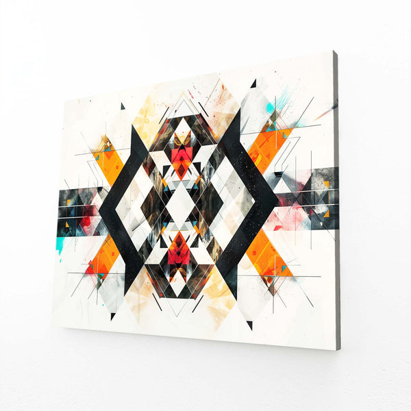 Symétrie Géométrique Tableau Abstrait | TableauDecoModerne®